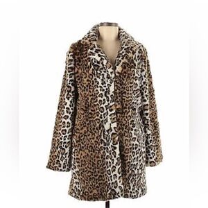 LANSHIFEI Women's Size 6 Faux Fur Jacket NWT